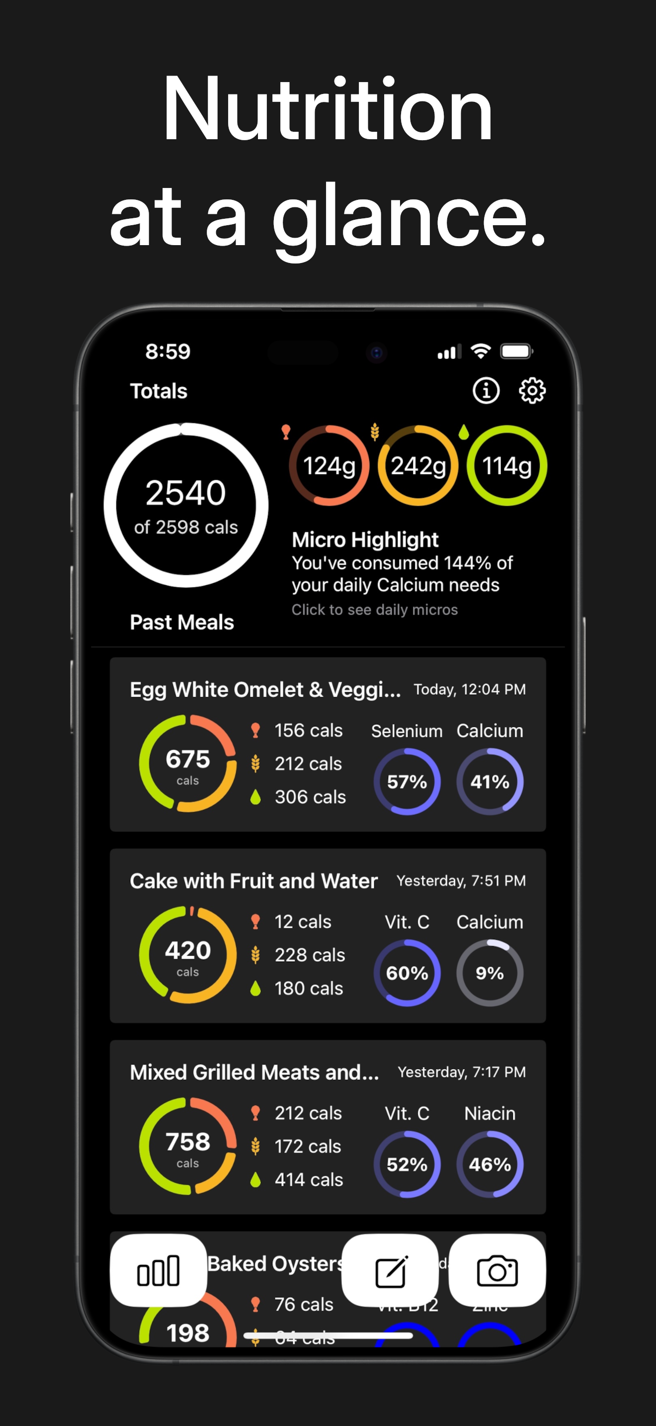 Home screen